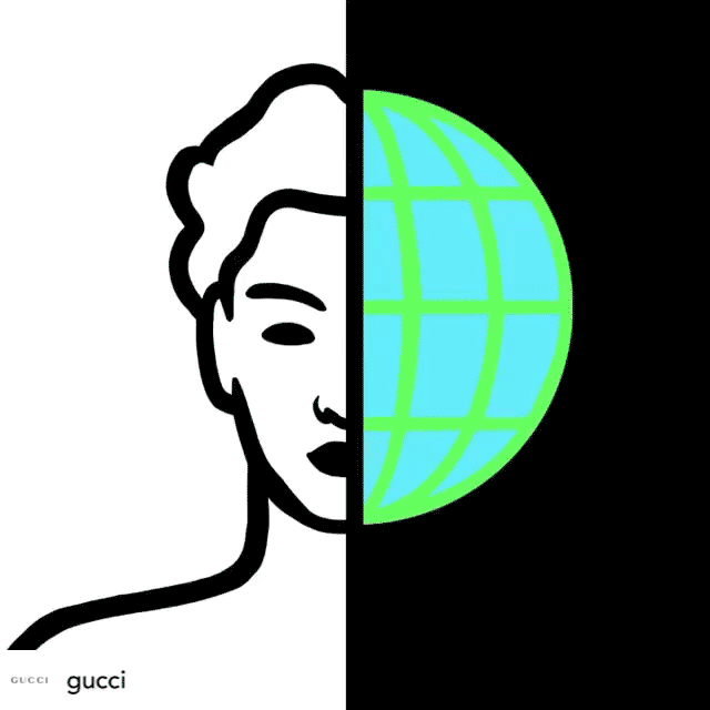 古驰“平衡计划”焕新LOGO，请来涂鸦艺术家共创绿色地球