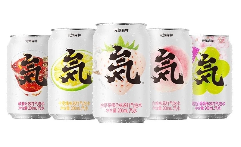 好欢螺螺蛳粉x元気森林气泡水，这对CP锁上了