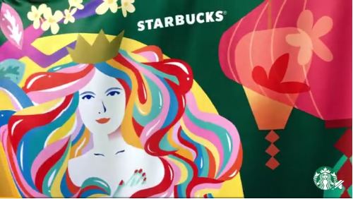 美人鱼变嫦娥？星巴克月饼包装设计有惊喜！