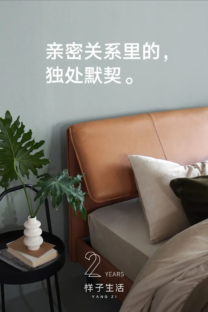 “样子生活”家居品牌的海报，品味太赞了