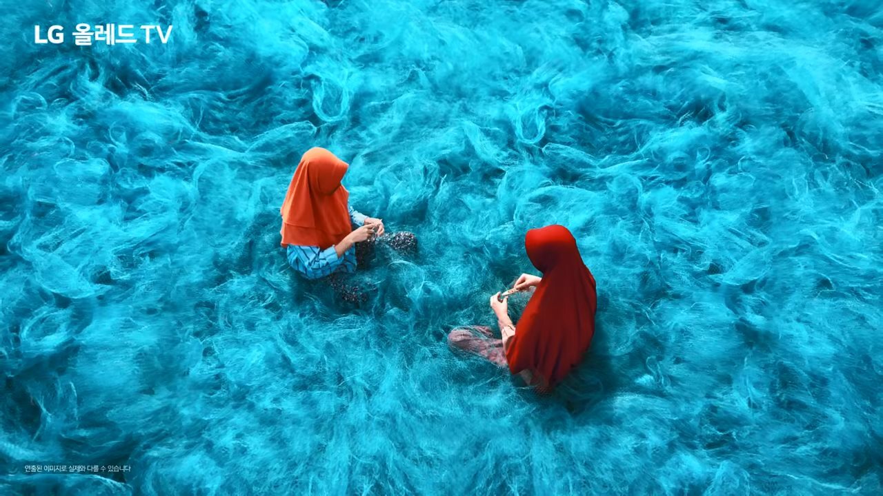 韩国LG电视广告：看见世界的色彩