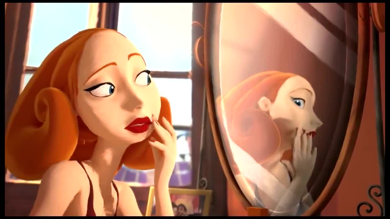 照镜子的女人动画宣传片 