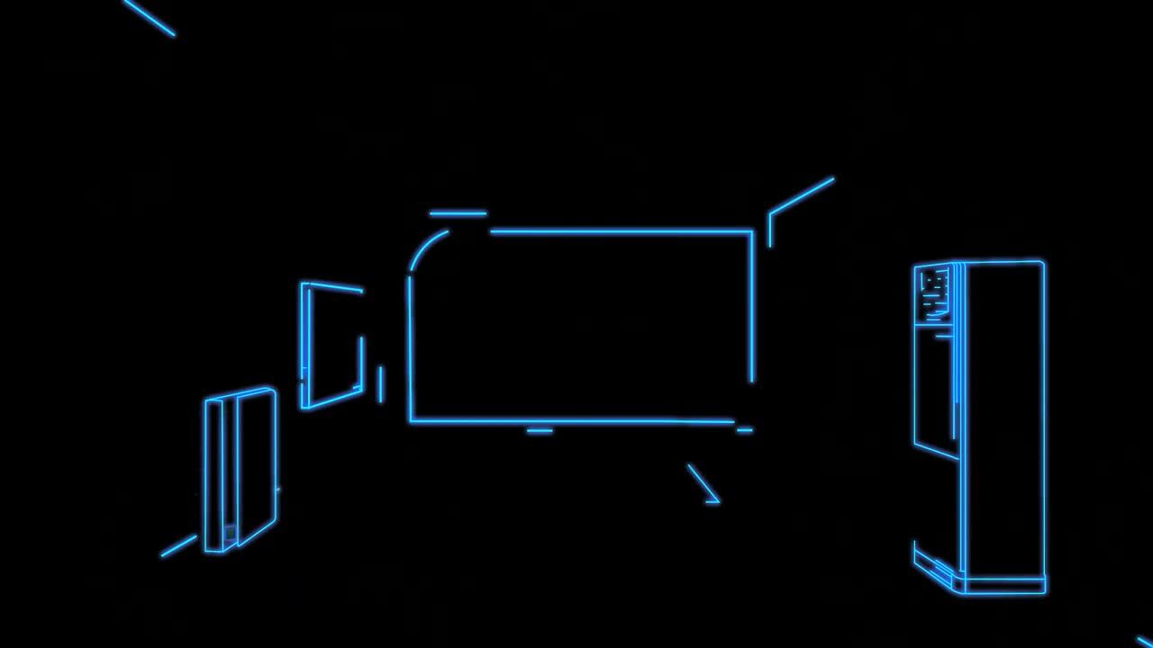 科技生活线条科技动画带您走进科技生活
